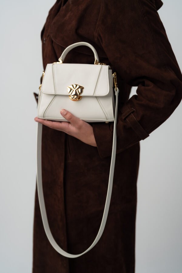 The Queen Dido Handbag in Ivory White - Image 3