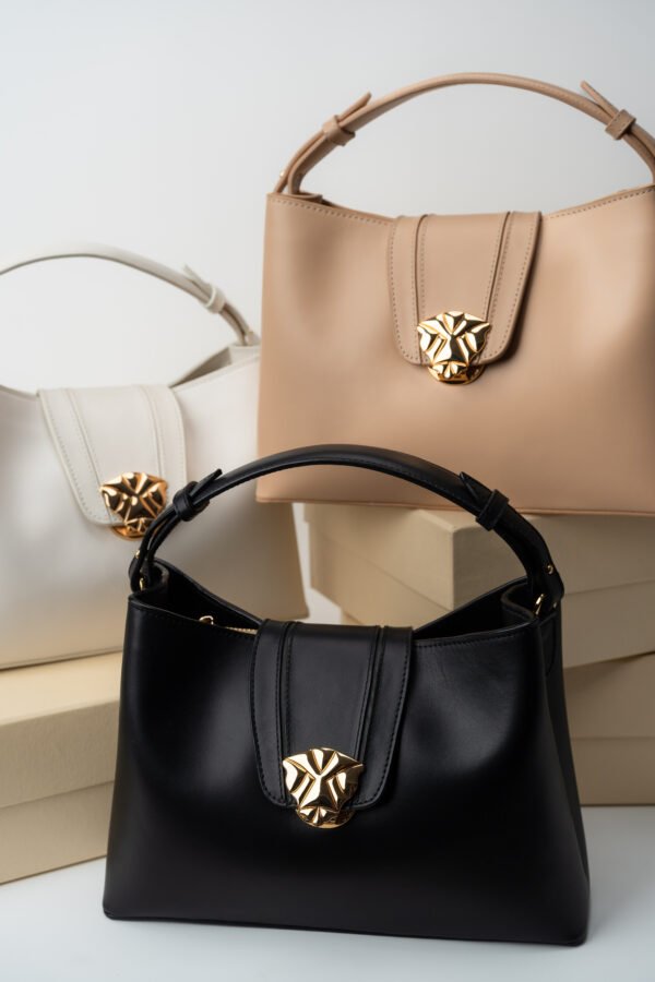 The Tanit Handbag in Black - Image 5