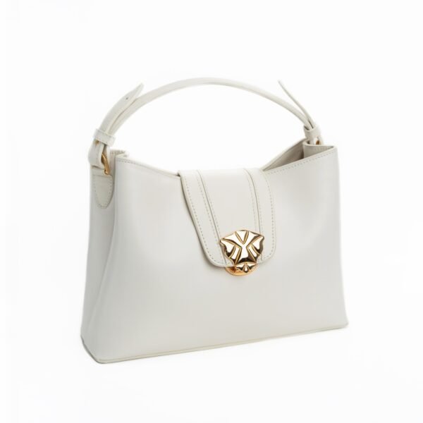 The Tanit Handbag in Ivory White - Image 2