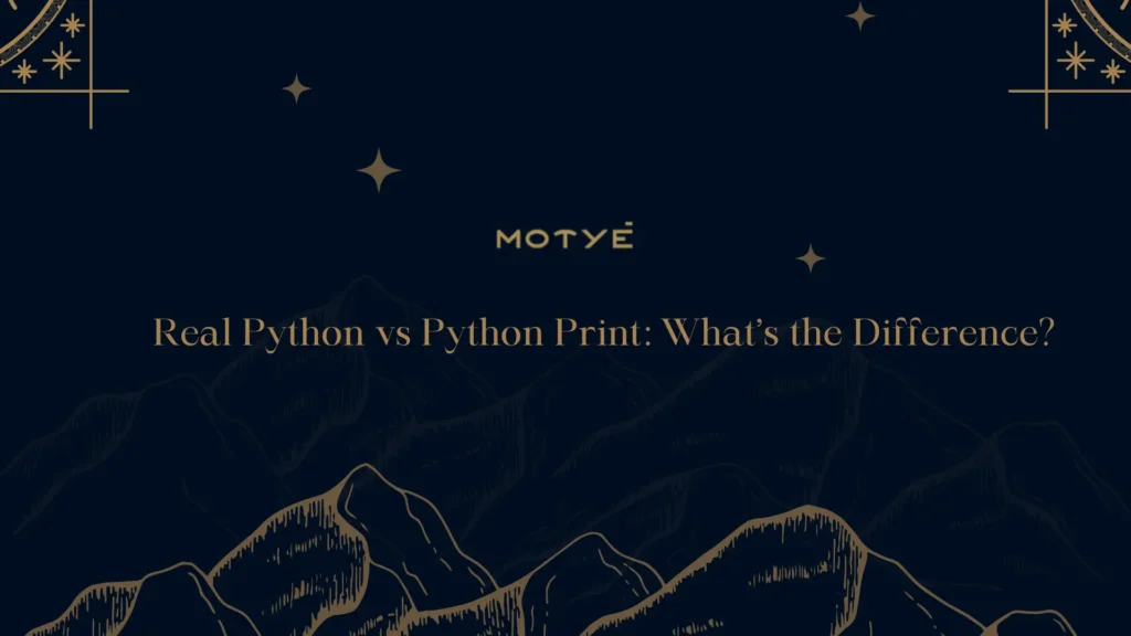 Real Python vs Python Print: What’s the Difference? Real Python vs Python Print: What’s the Difference?