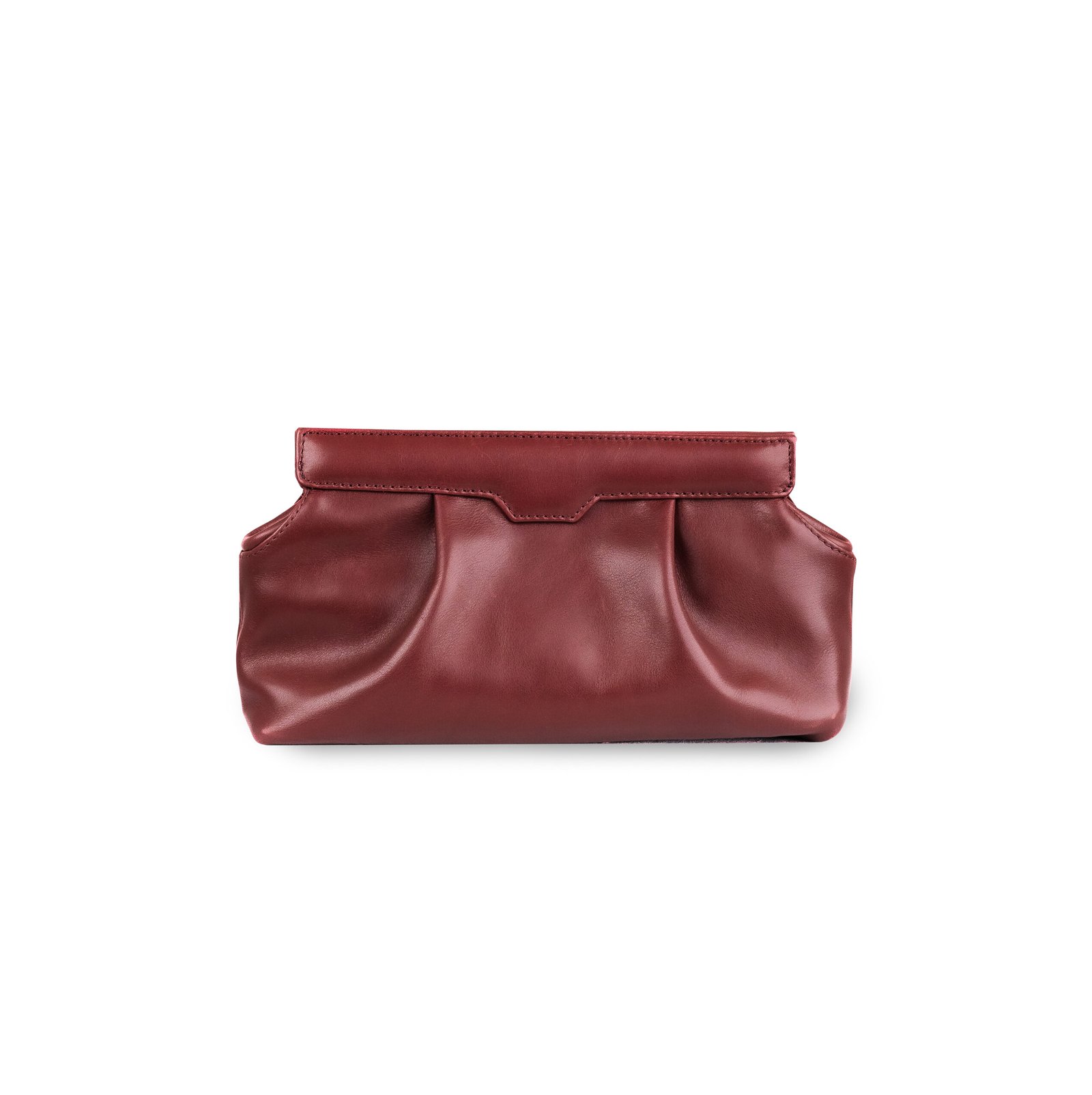 The Melia Clutch in Burgundy - Image 4