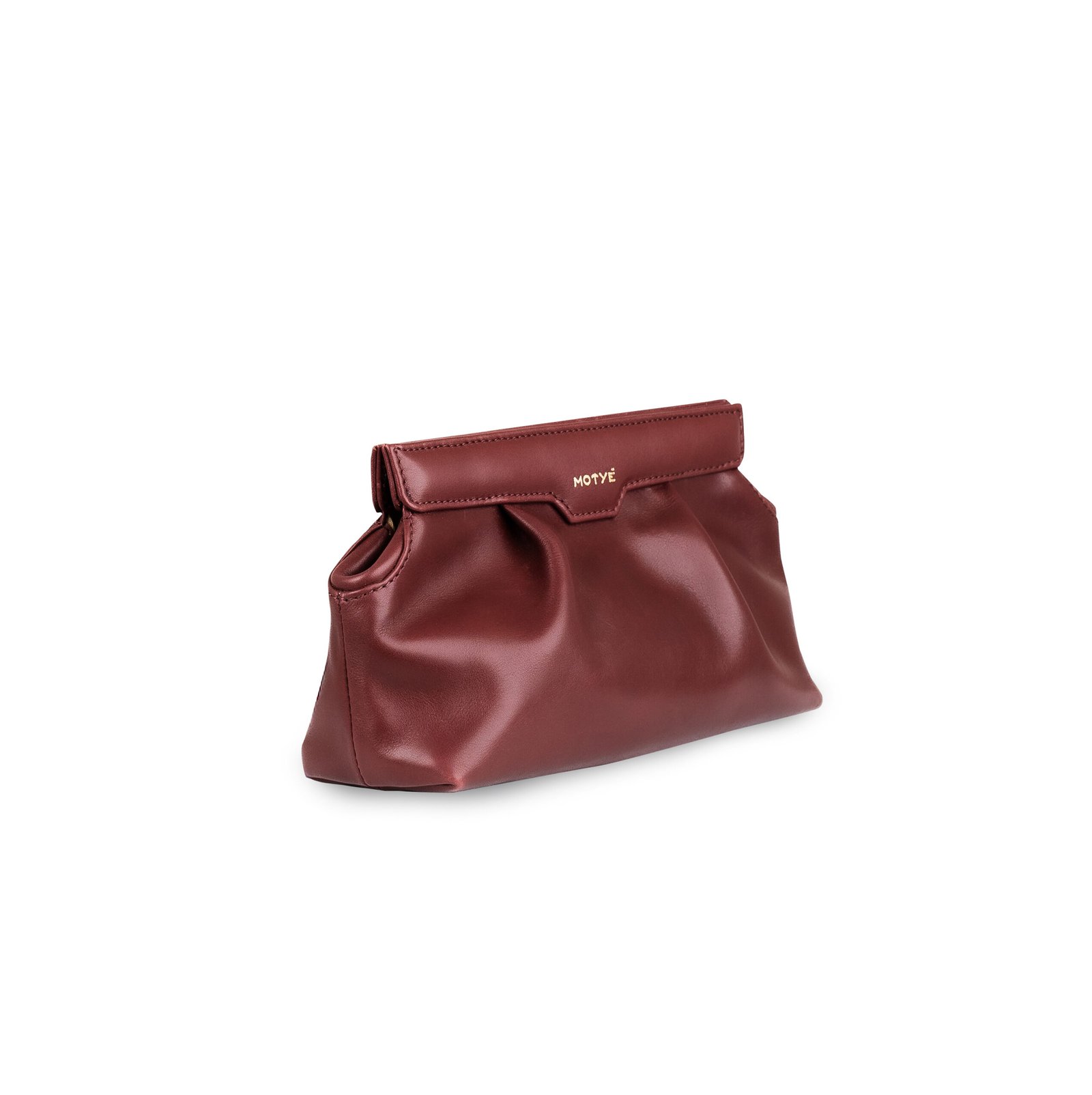 The Melia Clutch in Burgundy - Image 2
