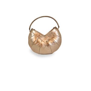 Mini Murex Handbag in Metallic Gold