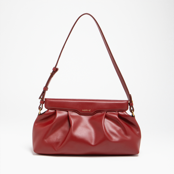 Melia Clutch XXL in Maroon